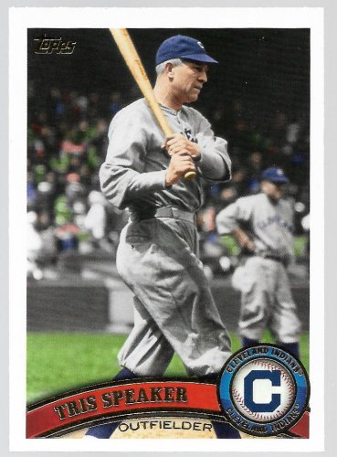 2021 Topps Archives Baseball Card #264 Tris Speaker Cleveland Indians