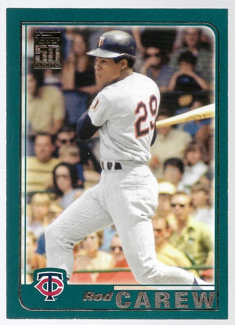 2021 Topps Archives Baseball Card #219 Rod Carew Minnesota Twins