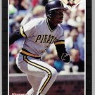 1989 Donruss Baseball Card #92 Barry Bonds Pittsburgh Pirates B
