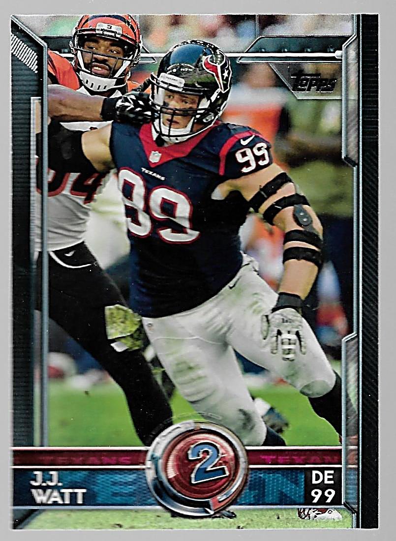 J.J. Watt Houston Texans Trading Cards Set