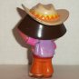 Dora The Explorer Cowgirl Figure from Wild West Adventure Set B8070 Fisher-Price Loose Used