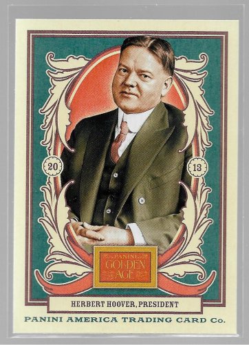 2013 Panini Golden Age Trading Card #35 Herbert Hoover U.S. President