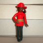 McDonald's 2019 Barbie Firefighter Doll Happy Meal Toy Loose Used
