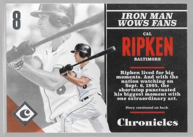 2017 Panini Chronicles Baseball Card #63 Cal Ripken Jr. Baltimore Orioles