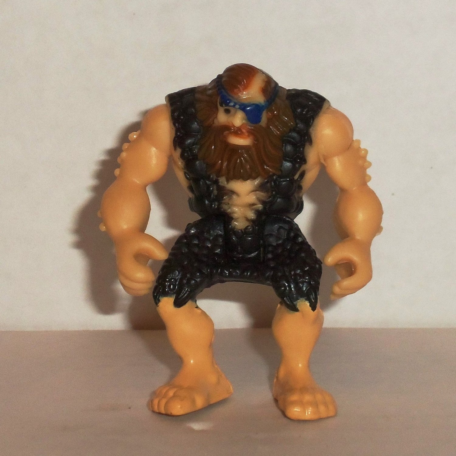 FisherPrice Imaginext Dinosaurs Caveman Figure w/ Black Outfit Blue