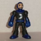 Fisher-Price Imaginext Figure w/ Black Outfit Crescent Moon Emblem Loose Used