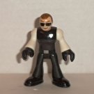 Fisher-Price Imaginext Figure w/ Black & White Outfit Loose Used