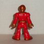Fisher-Price Imaginext Figure w/ Red Outfit Brown Helmet Sun Emblem Loose Used