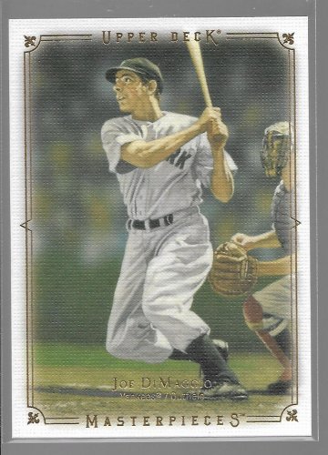 2008 Upper Deck Masterpieces Baseball Card #108 Joe DiMaggio SP New York Yankees UD