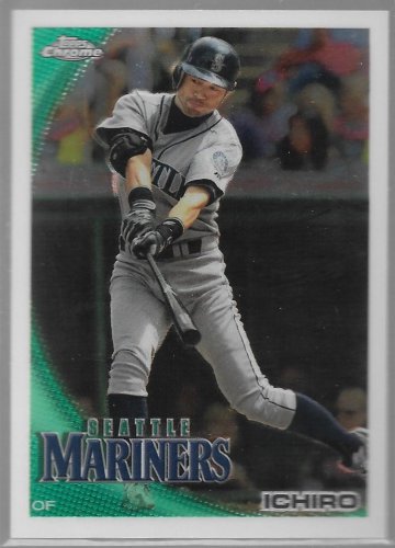 2010 Topps Chrome Baseball Card #38 Ichiro Suzuki Seattle Mariners NM-MT