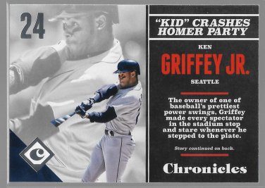 2017 Panini Chronicles Baseball Card #92 Ken Griffey Jr. Seattle Mariners NM-MT