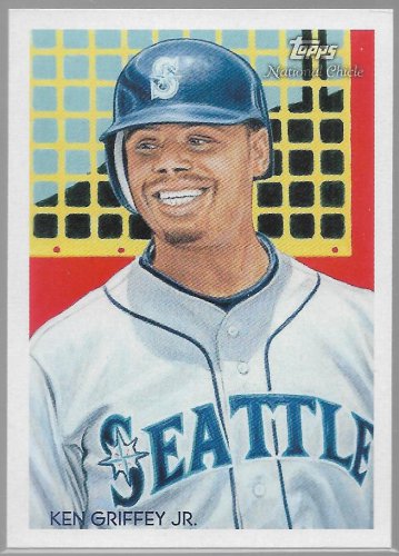 2010 Topps National Chicle Baseball Card #17 Ken Griffey Jr. Seattle Mariners NM-MT