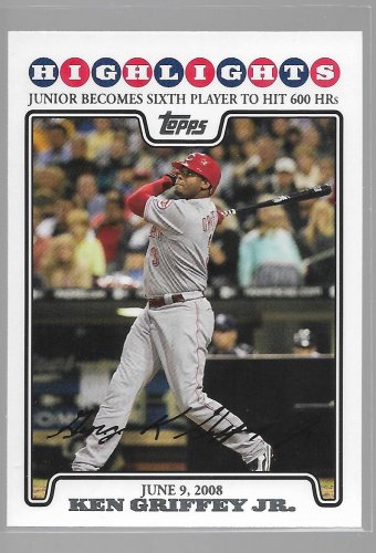 2008 Topps Update Baseball Card #UH119 Ken Griffey Jr. Cincinnati Reds NM-MT