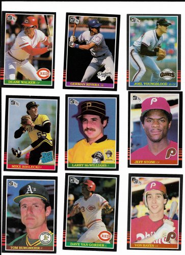 Lot of 40 Common 1985 Donruss Baseball Cards EX-MT or Better