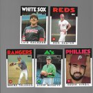 Lot of 40 Common 1986 Topps Baseball Cards EX-MT or Better