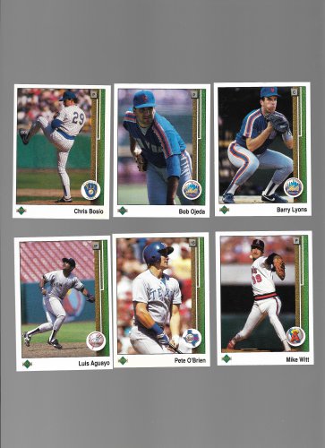 Lot of 40 Common 1989 Upper Deck Baseball Cards NM or Better