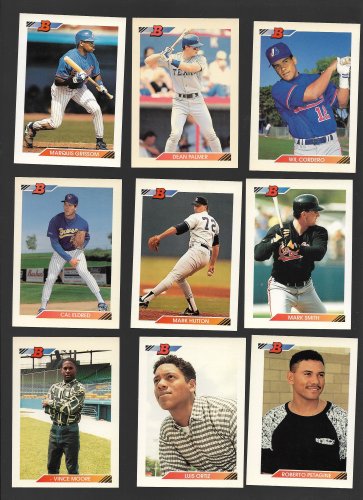 Lot of 25 Common 1992 Bowman Baseball Cards EX-MT or Better