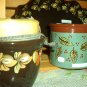 Eldreth Pottery Redware candle crock