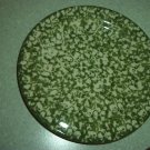 Henn Workshops green sponged dinner plate used