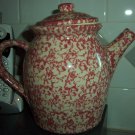 Henn Workshops rose sponged quiet time collectors society teapot
