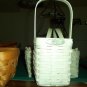 Henn Workshops 1998 mothers day basket in aged angel wing finish