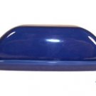 Henn Workshops sapphire blue butter dish with lid