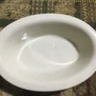 Henn Workshops cream 12” large oval serving bowl