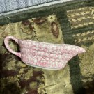 Henn Workshops rose sponged small gravy boat Henn Workshops rose sponged small gravy boat