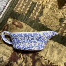 Henn Workshops blue sponged small gravy boat