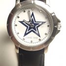 Men's NFL Dallas Cowboys Leather Band Watch