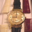 VICENCE Large Diamond Accent 14K Watch w/ 3 Straps