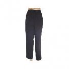 DENIM AND COMPANY Black Original Fit Stretch Petite Pants w/ Side Pockets SZ 1X