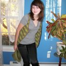 green and striped vest