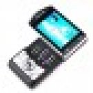 J63 (LBOX) Dual Card Quad Band TV Side Slide Phone Silver&Black