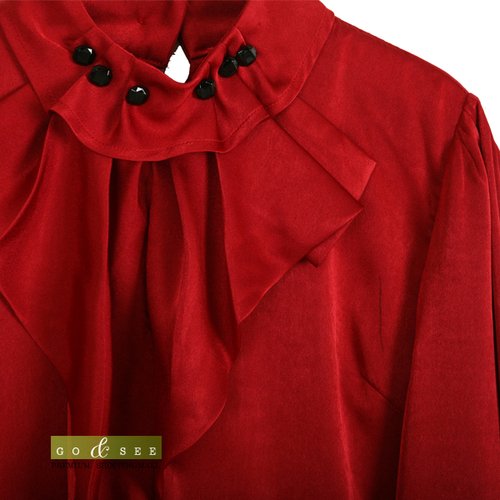 designer blouse in red colour