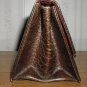 Vintage 1940's Turtleskin Purse with Chain Strap