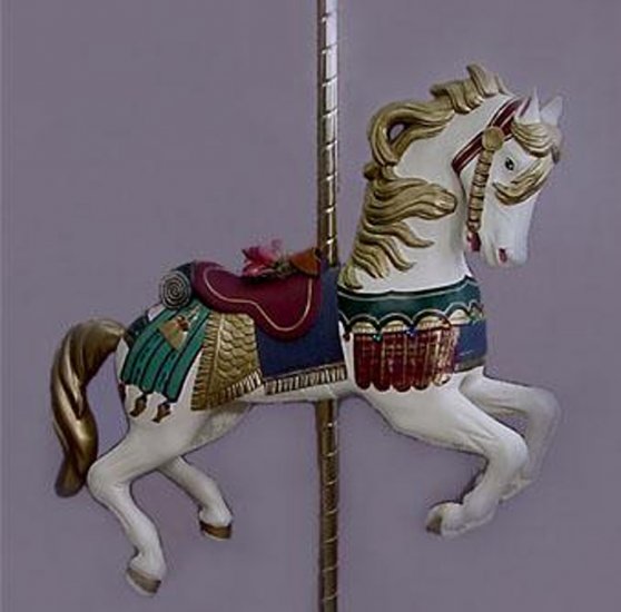 Full size Carousel horse Carmel Jumper 38 inches long Free Shipping