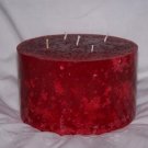 5 Wick Round Scented Candle 6" Wide x 3.5" Tall