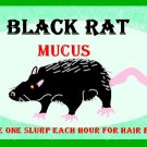 Black Rat Mucus Halloween Bottle Label Prop