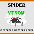 Spider Venom Halloween Bottle Label Prop