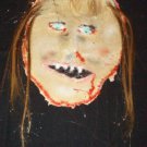 Skinned Bld Hair Face Halloween Haunted House Prop Props