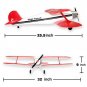 3 Channel Remote Control Tiger Moth Airplane R/C Ready To Fly