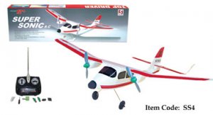Light Frame Super Sonic Twin Motors Remote Control Airplane--Sku #: SS4