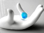 Crystal Soil Photo Beads Pastel Blue