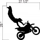 Wall Vinyl Decals Stickers - Dirtbike Rider MX X Games