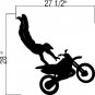 Wall Vinyl Decals Stickers - Dirtbike Rider MX X Games