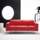 Skateboarder Doing A Rail Slide Wall Decal Sticker Skatboard Skating Teen Boy Kid Room