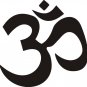 LARGE OM SYMBOL WALL DECAL STICKER BUDDHA ABSOLUTE BRAHMAN HINDU