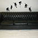 Skateboarder Doing A Trick Wall Decal Sticker Vinyl Kid Teen Skate