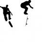 Skateboarder Doing A Trick Wall Decal Sticker Vinyl Kid Teen Skate